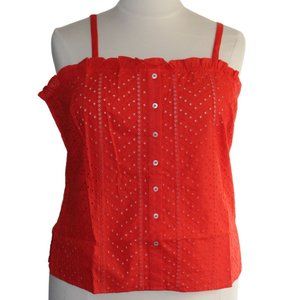 B. Yellowtail Poppy Eyelet Cami 4X